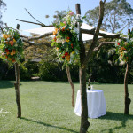 Flower Draped Wedding Chuppah