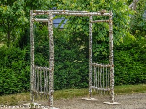 Easy-to-Assemble Birch Wedding Pergola