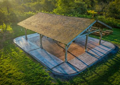 outdoor pavilion wedding venue